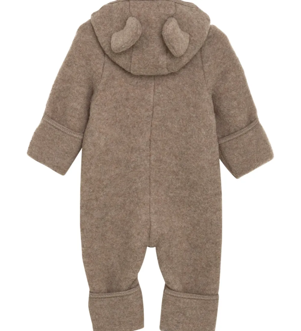 Køredragt - Uldfleece - Savannah Melange m. Ører|Huttelihut Discount