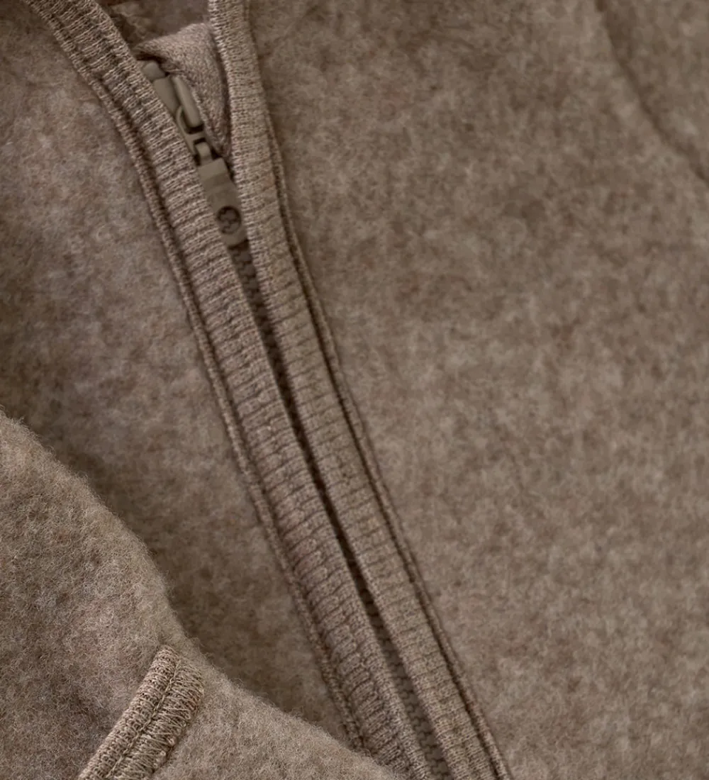 Køredragt - Uldfleece - Savannah Melange m. Ører|Huttelihut Discount