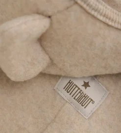 Køredragt - Uldfleece - Camel Melange m. Ører|Huttelihut New