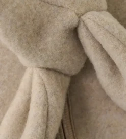 Køredragt - Uldfleece - Camel Melange m. Ører|Huttelihut New