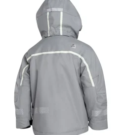 Vinterjakke - Norly - Light Grey m. Selvlysende Reflekser|ILDHU New