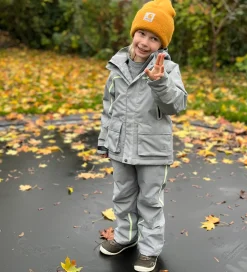 Vinterjakke - Norly - Light Grey m. Selvlysende Reflekser|ILDHU New