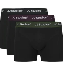 Boxershorts - 3-pak - JacSoho - Black/Plum Perfec|Jack & Jones Clearance
