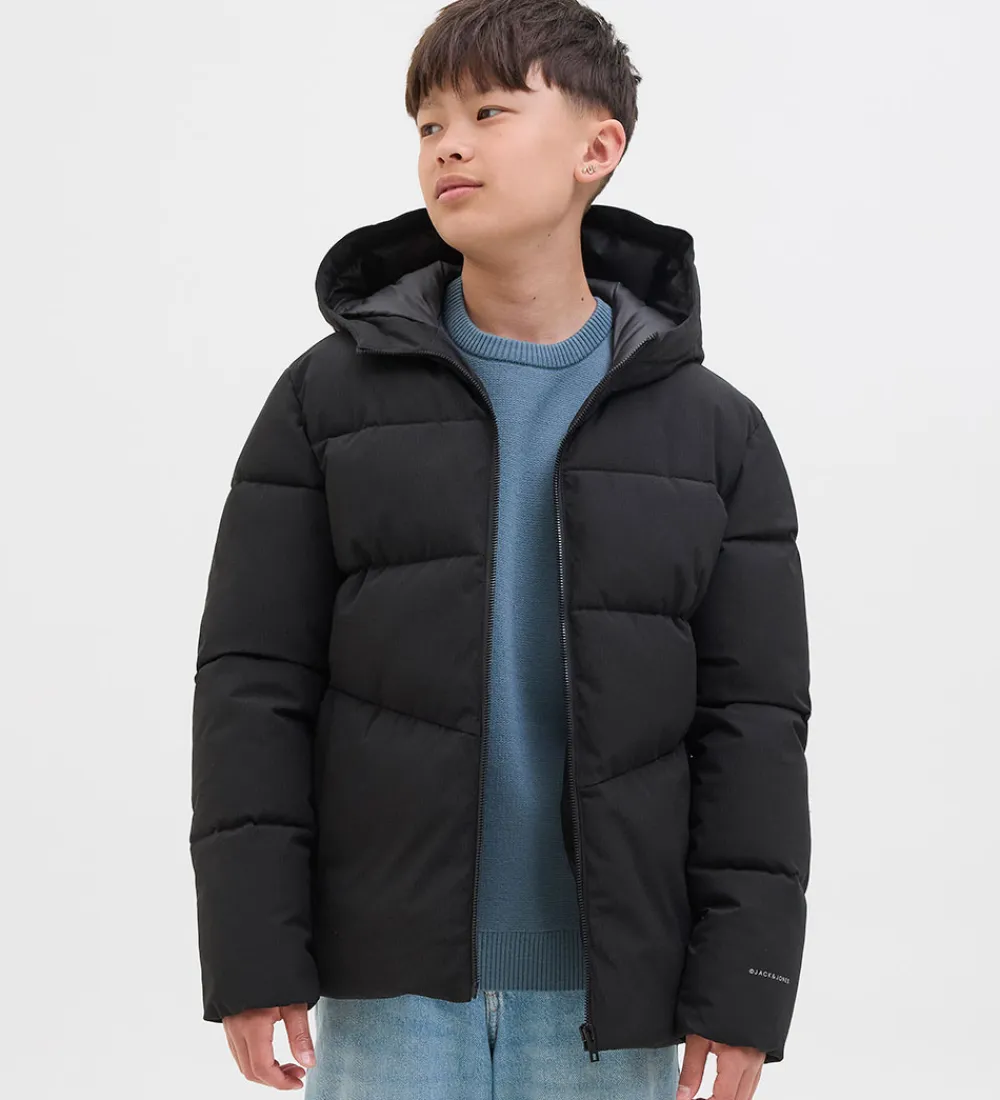 Dynejakke - JjGlobal - Sort|Jack & Jones Online