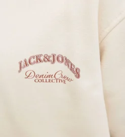 Hættetrøje - JjeBrandes - Antique White|Jack & Jones Sale