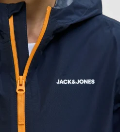 Regnjakke - PE - JjefLynn - Sky Captain/Dark Chedda|Jack & Jones