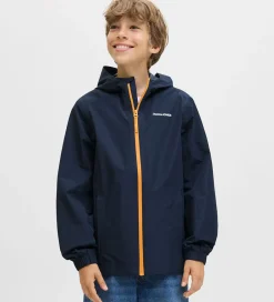 Regnjakke - PE - JjefLynn - Sky Captain/Dark Chedda|Jack & Jones