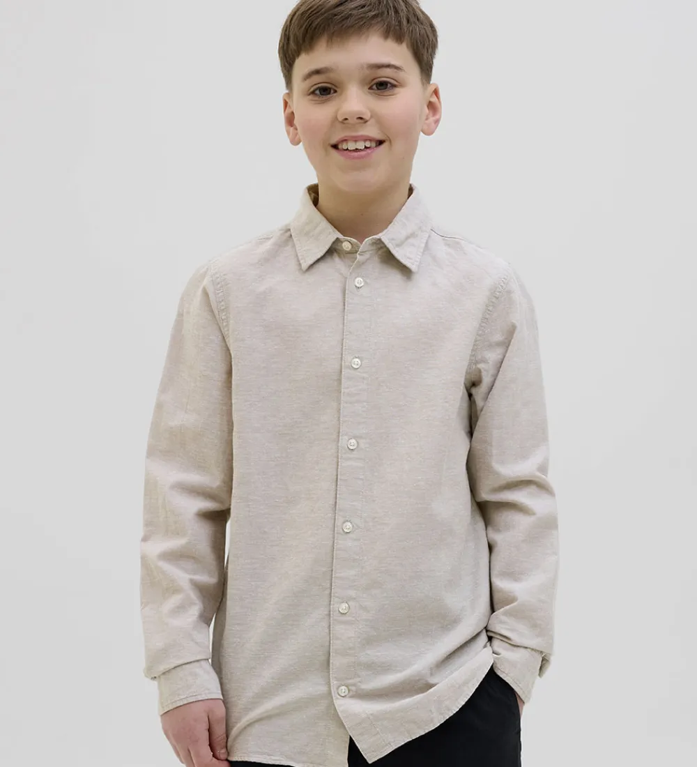 Skjorte - JjeBreeze - Crockery|Jack & Jones Hot