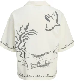 Skjorte - JorAcapulco - Cloud Dancer m. Print|Jack & Jones Hot