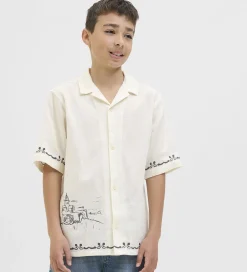 Skjorte - JorAcapulco - Cloud Dancer m. Print|Jack & Jones Hot