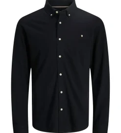 Skjorte - Piqué - JprBlublake - Black|Jack & Jones Best