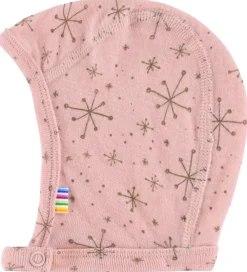Babyhjelm - 1-lags - Uld - Rosa m. Stjerner|Joha Outlet
