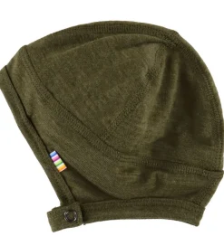 Babyhjelm - Uld - 2-lags - Mos Grøn|Joha Sale