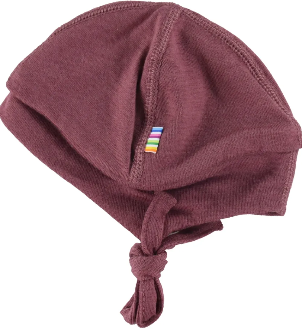 Babyhjelm - Uld - 2-lags - Bordeaux|Joha Hot