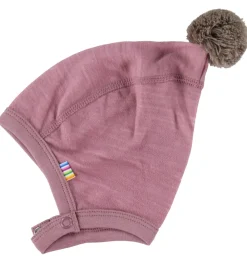 Babyhjelm - Uld/Bambus - Rose|Joha Hot