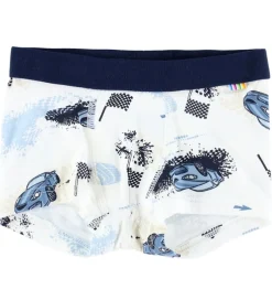 Boxershorts - 2-pak - Viskose/Bambus - Off White m. Print|Joha Best