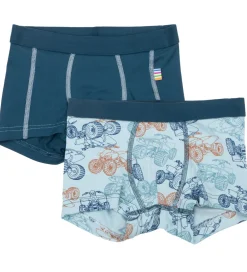 Boxershorts - 2-pak - Viskose/Bambus - Blå m. ATV|Joha Discount