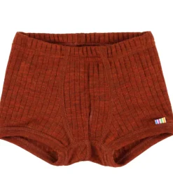 Boxershorts - Uld - Rib - Rust|Joha New