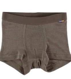 Boxershorts - Uld/Silke - Brun|Joha Hot