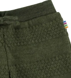 Bukser - Strik - Uld - Mos Grøn|Joha