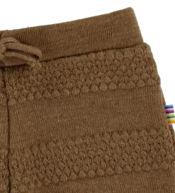 Bukser - Strik - Uld - Varm Brun|Joha Online