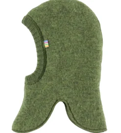 Elefanthue - Uld - 2-lags - Mørk Oliven|Joha Outlet