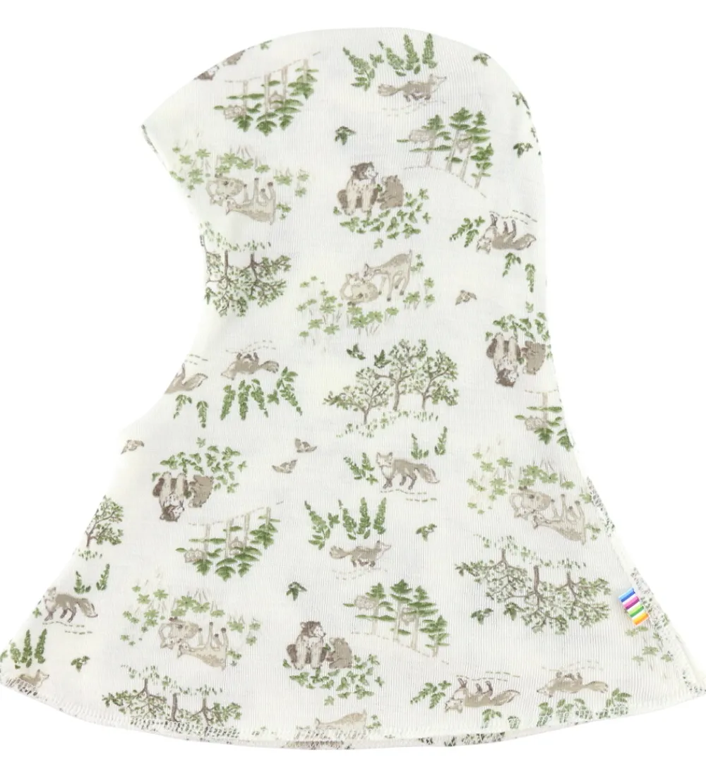 Elefanthue - Uld/Silke - 2-lags - Off White m. Træer|Joha Outlet