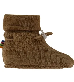 Futter - Uld - Strik - Varm Brun|Joha Discount