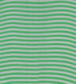 Heldragt - Rib - Uld/Silke - Off White/Grøn|Joha Outlet