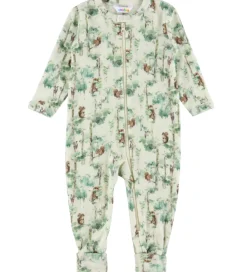 Heldragt - Uld - Off White m. Træer|Joha New