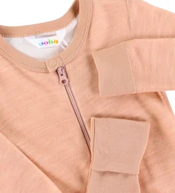 Heldragt - Uld/Bambus - Fersken|Joha Outlet