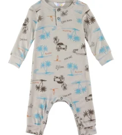 Heldragt - Uld/Silke - Beige m. Print|Joha Online