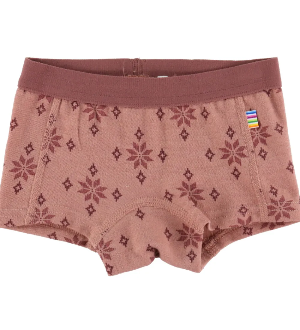 Hipsters - Uld/Bomuld - Rose m. Snefnug|Joha Sale