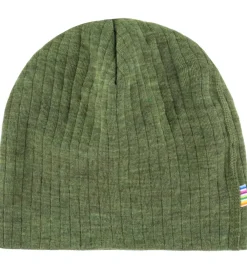 Hue - Uld - Rib - Mørk Oliven|Joha Outlet
