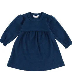 Kjole - Uld - Rib - Mørk Turkis|Joha Outlet