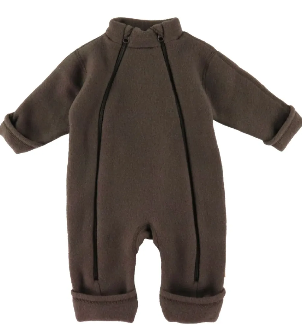 Køredragt - 2in1 - Uld - Brun|Joha Outlet