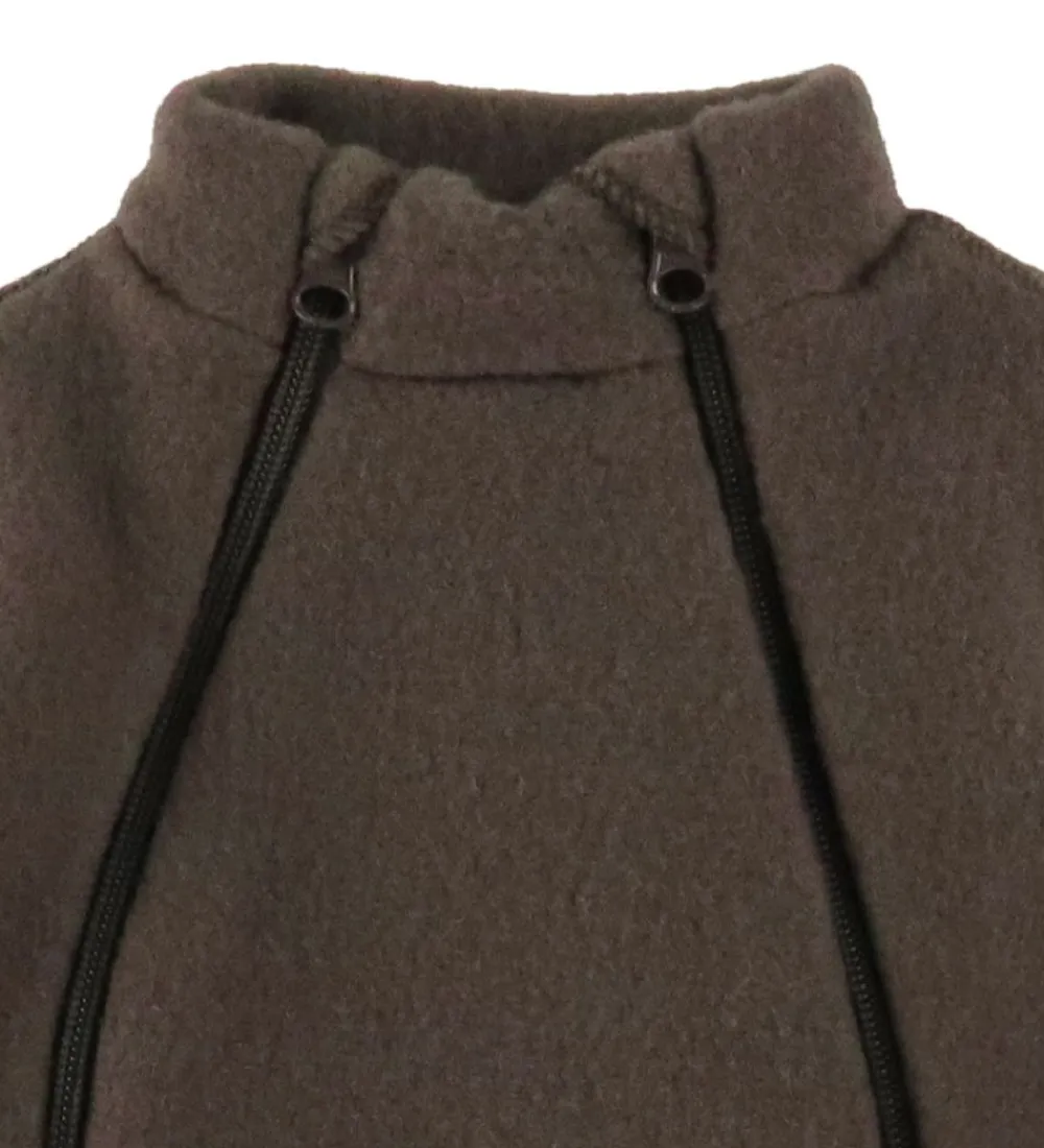 Køredragt - 2in1 - Uld - Brun|Joha Outlet