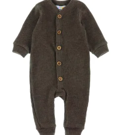 Køredragt - Strik - Uld - Brun Meleret|Joha Sale