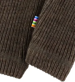 Leggings - Strik - Uld - Brun Meleret|Joha Discount