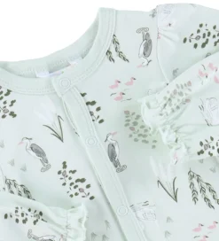 Natdragt - Viskose/Bambus - Mynte m. Svane|Joha Online