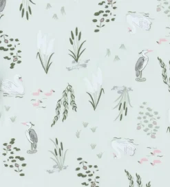 Nattøj - Bambus - Mynte m. Svane|Joha Sale