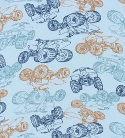 Nattøj - Viskose/Bambus - Blå m. ATV|Joha Hot