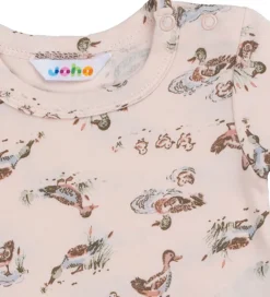 Sommerdragt - Viskose/Bambus - Lyserød m. Ænder|Joha Sale