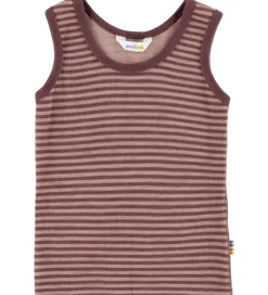 Undertrøje - Uld - Rose m. Striber|Joha Hot