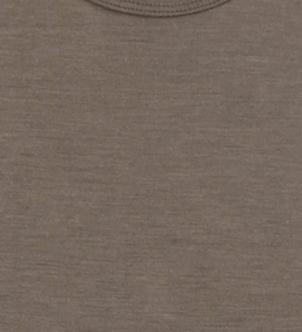 Undertrøje - Uld/Silke - Brun|Joha Discount