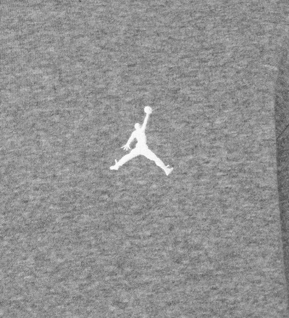 Hættetrøje - Carbon Heather m. Logo|Jordan New