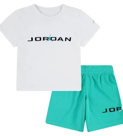 Shortssæt - T-shirt/Shorts - Washed Teal|Jordan Online