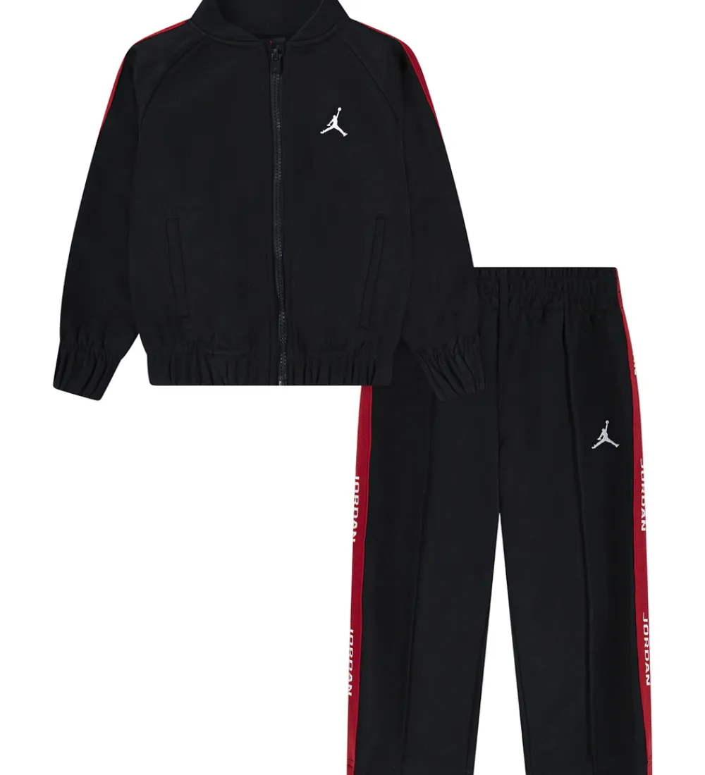 Træningssæt - Sort m. Rød|Jordan Online