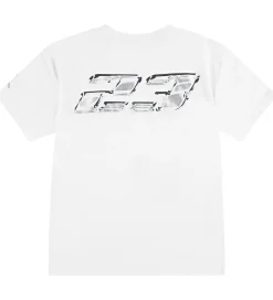 T-shirt - Hvid m. Sølv|Jordan Clearance