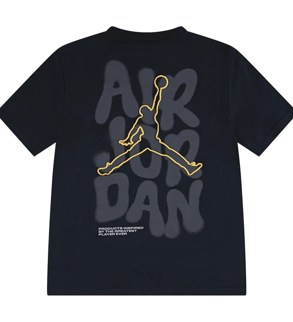 T-shirt - Sort m. Guld|Jordan Online